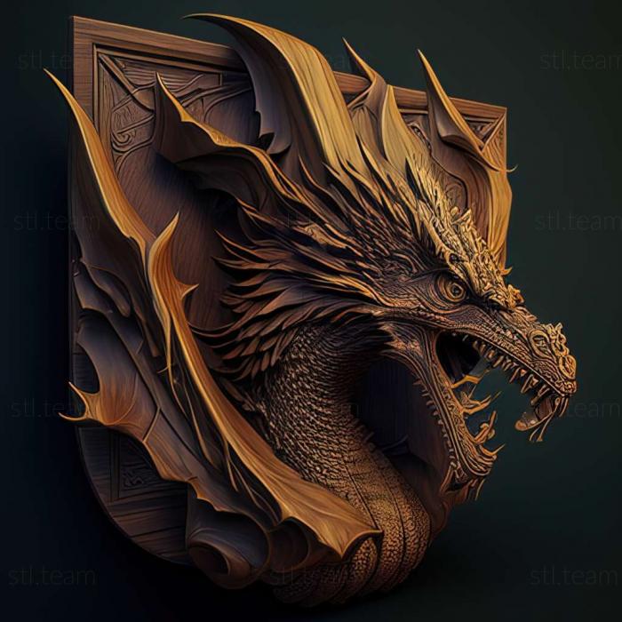 3D model Fate of the Dragon 2 game (STL)